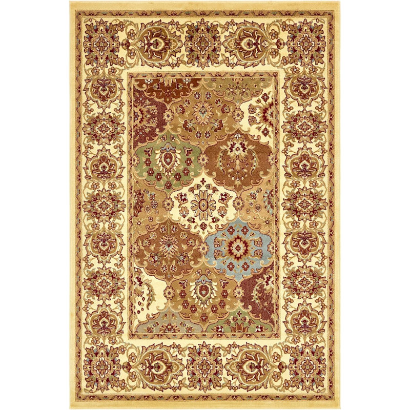 Wicklund Oriental Indoor Rug, Rectangle 6' x 9'