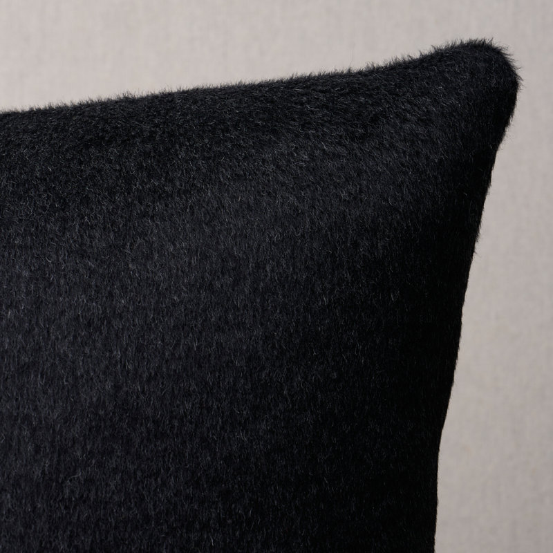 Dixon Mohair Pillow, 20" x 20", Carbon