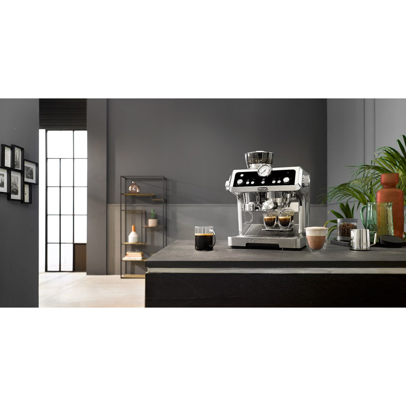 De'Longhi La Specialista Espresso Machine with Sensor Grinder, Advanced Latte System & Hot Water Spout, Chrome