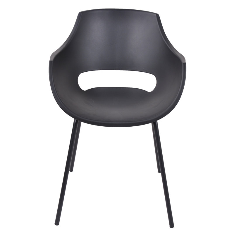 Mendota 50cm H Side Chair, Dark Grey