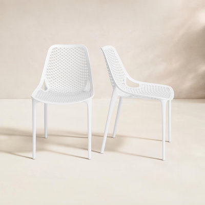 Farrah Outdoor Stacking Dining Side Chair