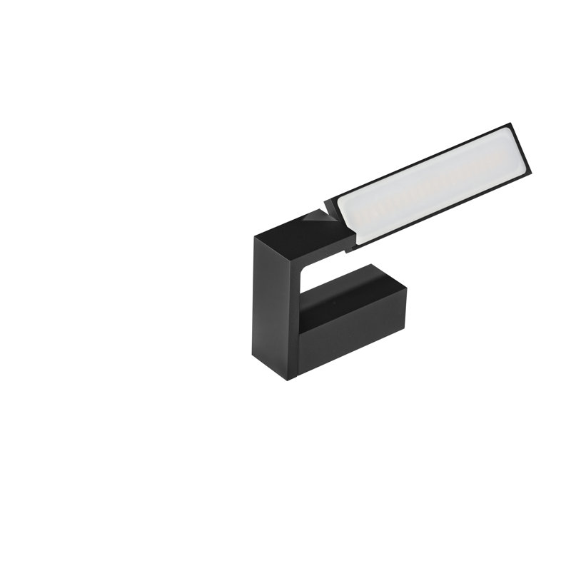 Dalen LED Swing Arm Sconce, Black, 4000K