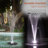 Floating Spray Fountain with 48 LED Color Changing Lights