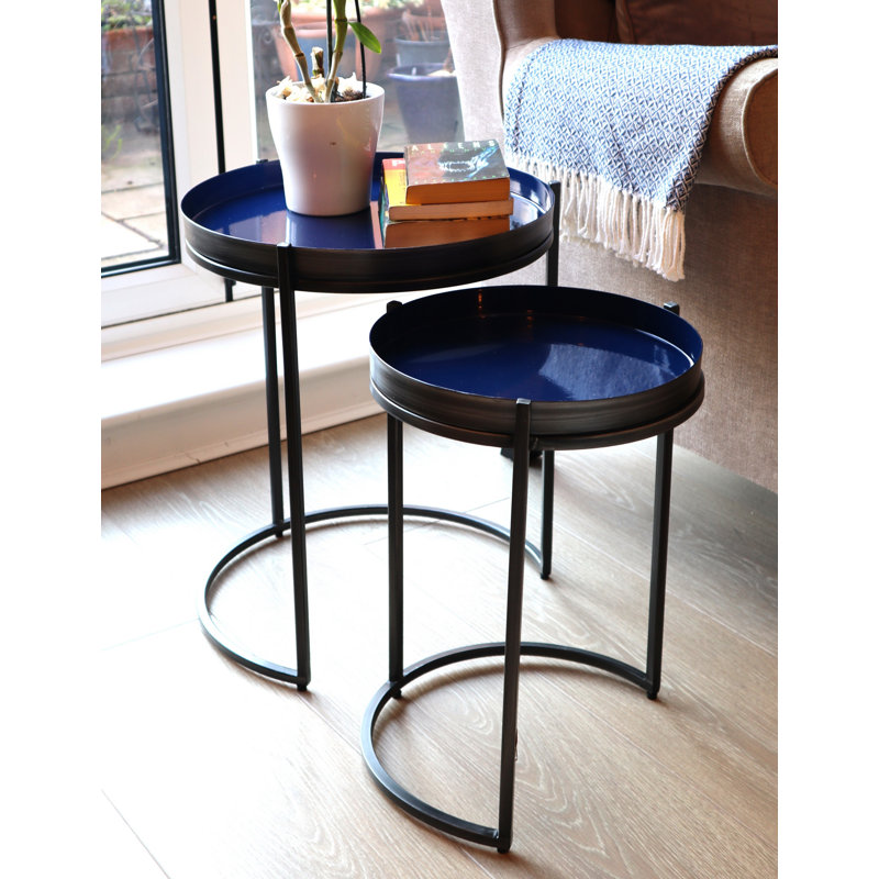 Aaryahi Tray Top Frame Nesting Tables