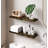 Jorgensen 2 Pieces  Pine Solid Wood Floating Shelves for Wall Decor, Kitchen, Bathroom, Workspace, Thick-1594345963-1594789002