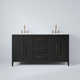 Alsup 60'' Double Bathroom Vanity with Quartz Top