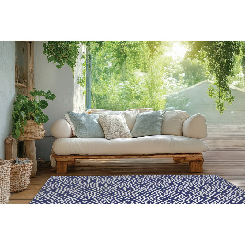 Athana Outdoor Area Rug, Rectangle 8' x 10'
