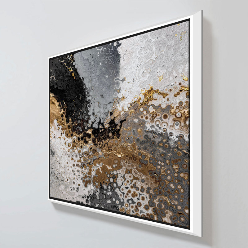 Jean 16:13. Guidé par Truth par Mark Lawrence, reproduction, H 21,5 po x l 21,5 po x P 2 po, Floater Framed, Noir