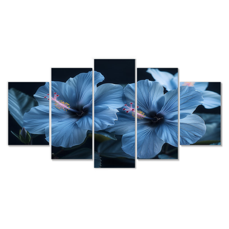 Goudy - Hibiscus Canvas Art Set