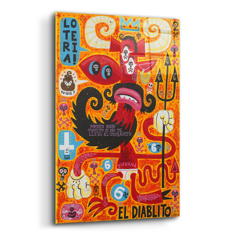 «Loteria» par Jorge R. Gutierrez,, H 36 po x l 24 po x P 0,2 po