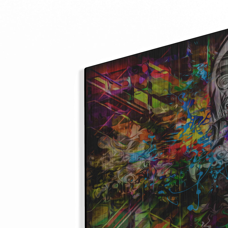 «The Effect», art mural en métal, H 12 po x l 24 po x P 0,2 po