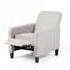 Fauteuil inclinable manuel en lin-1572612986