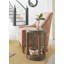 ROUND CHAIRSIDE TABLE