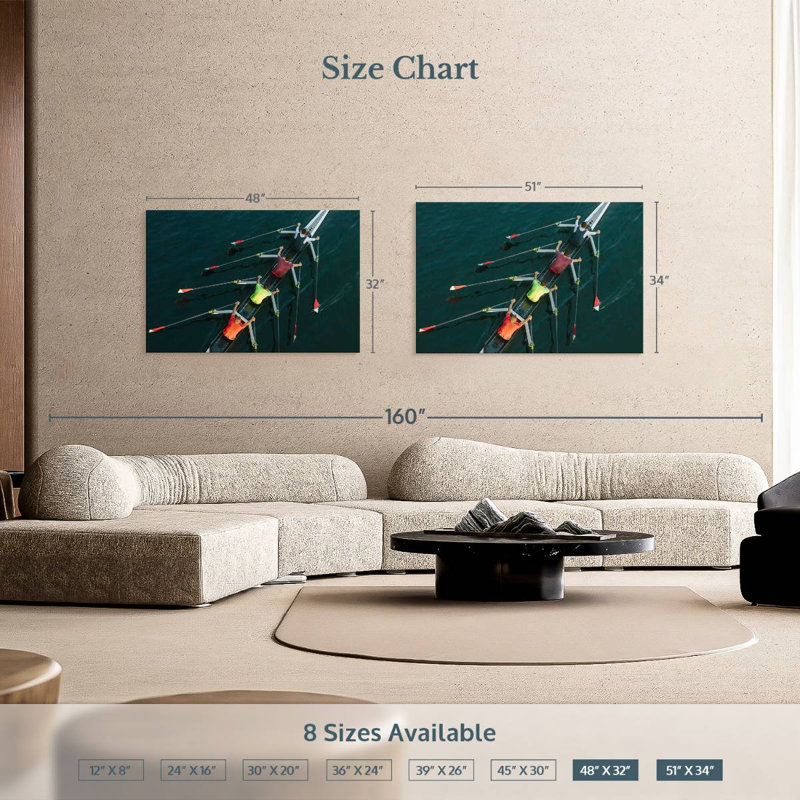 Senne Rowing Crew, 34'' H x 51'' W