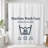 Extra Wide Shower Curtain Polyester + 16 Hooks