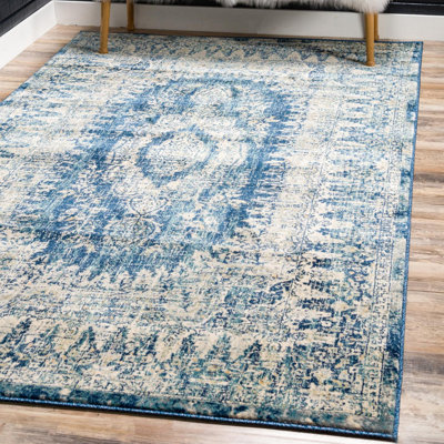 Tapis oriental bleu marine Wimpole