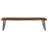 Emory Sheesham Grey And Gunmetal Live Edge Dining Bench