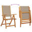 4 - Person Wood Patio Dining Set with Rectangular Table , Cushions Included-101510317