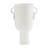 White Ceramic Vase with Handles-1183885163