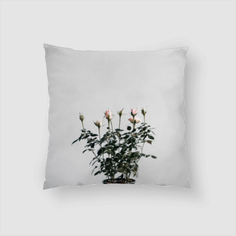 Housse et insert pour coussin carré