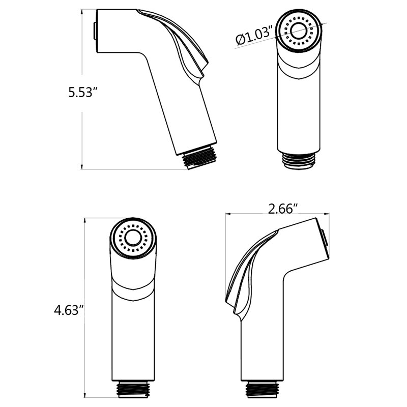 Bidet à main