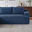 Canapé modulaire en L avec siège profond, sans assemblage requis, canapé modulaire pour salon, chambre à coucher, appartement, bleu-1802906107-1802906111