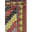 Tapis unique brun / rouille / jaune nouvel âge 7 pi 4 po x 10 pi 4 po Jijim