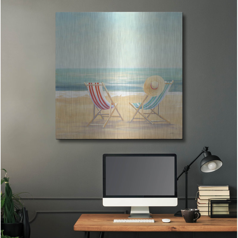 Highland Dunes «The Simple Life» par Julia Purinton, art mural en métal, H 36 po x l 36 po