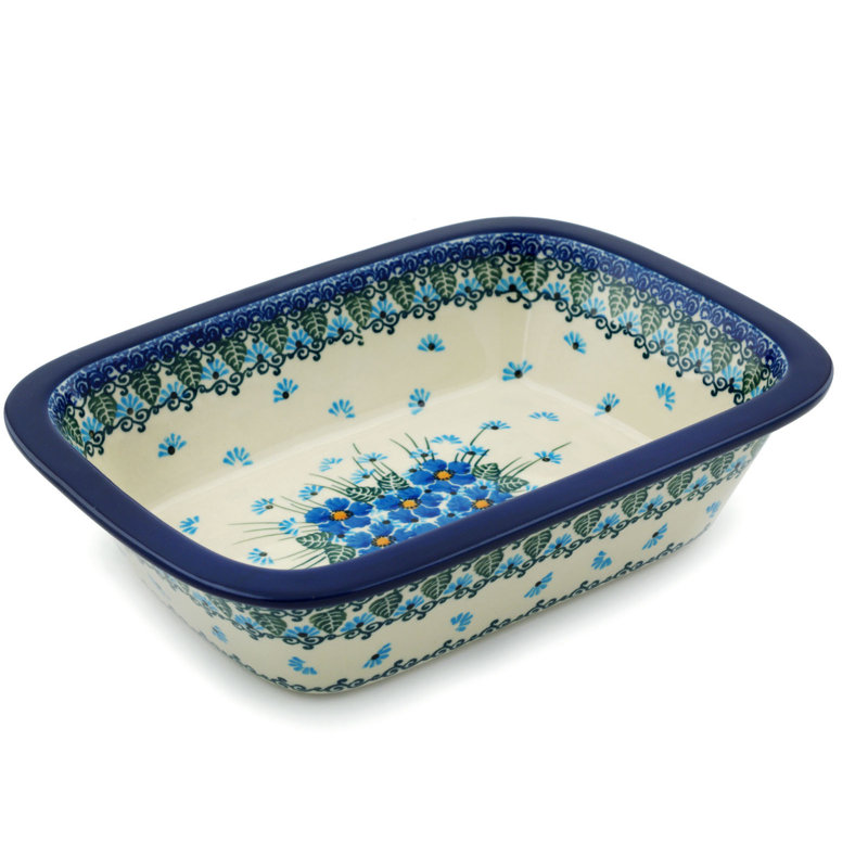 The Holiday Aisle® Rowen Rectangle Stoneware Baker Bakeware