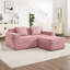 Modular 2 Seat L Shape Sectional Boneless Sofa-1776317419