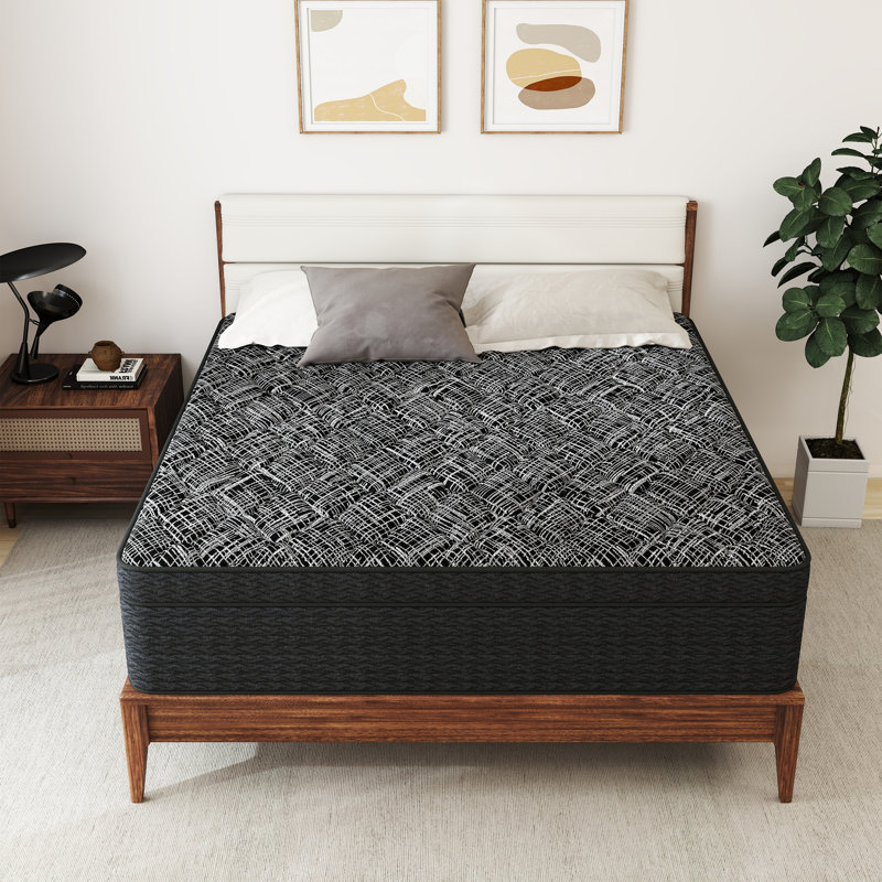 Matelas à ressorts ensachés 12 po / 14 po dans une boîte, 12", Grand lit