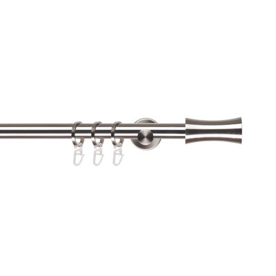 20cm Single Curtain Pole