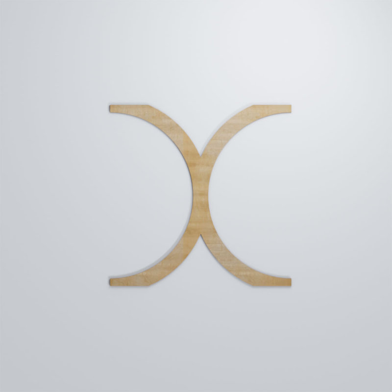 Panneaux muraux Beacon, Hickory, H 11 3/8 po x l 11 3/8 po x P 1/4 po