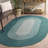 Braided Hand Woven Machine Washable No Pattern Outdoor Rug-99963937