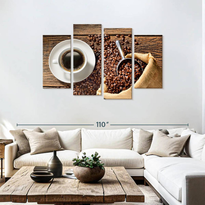 Tasse à café et grains Yarlin, H 48 po x l 75 po