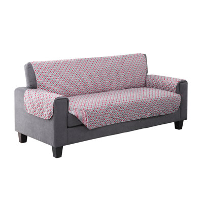 Polyester T-Cushion Sofa Slipcover