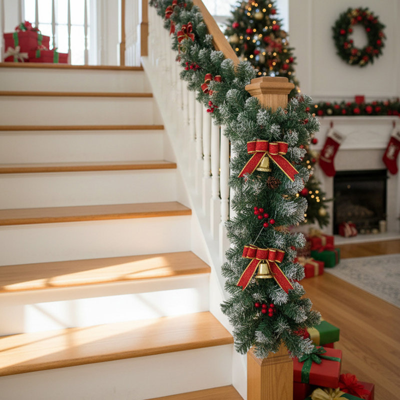 180cm Lighted Faux Garland with Lights