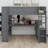 Jaylein Kids Loft Bed with Drawers-1020162050