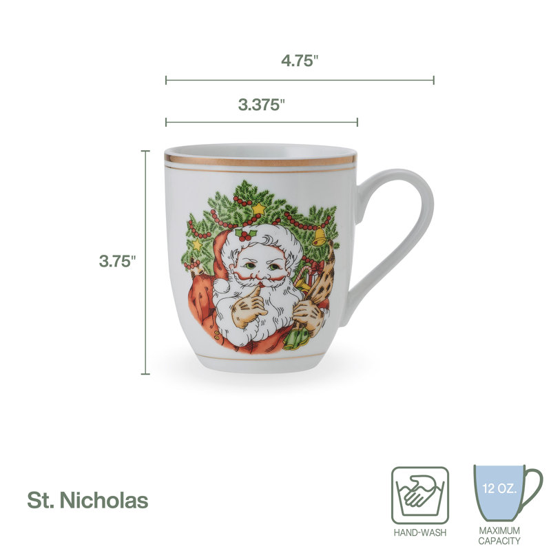 Ensemble de 4 tasses St. Nicholas