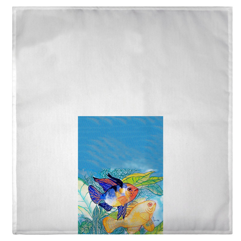 Serviette à main deux poissons Nakasi