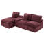 Canapé modulaire à compression double Bonyst 107,9 "avec coussin double couche et poches latérales-1944572097