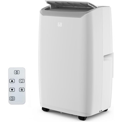 12,000 BTUs Portable Air Conditioners, 3 in-1 with Remote Control & Digital Display