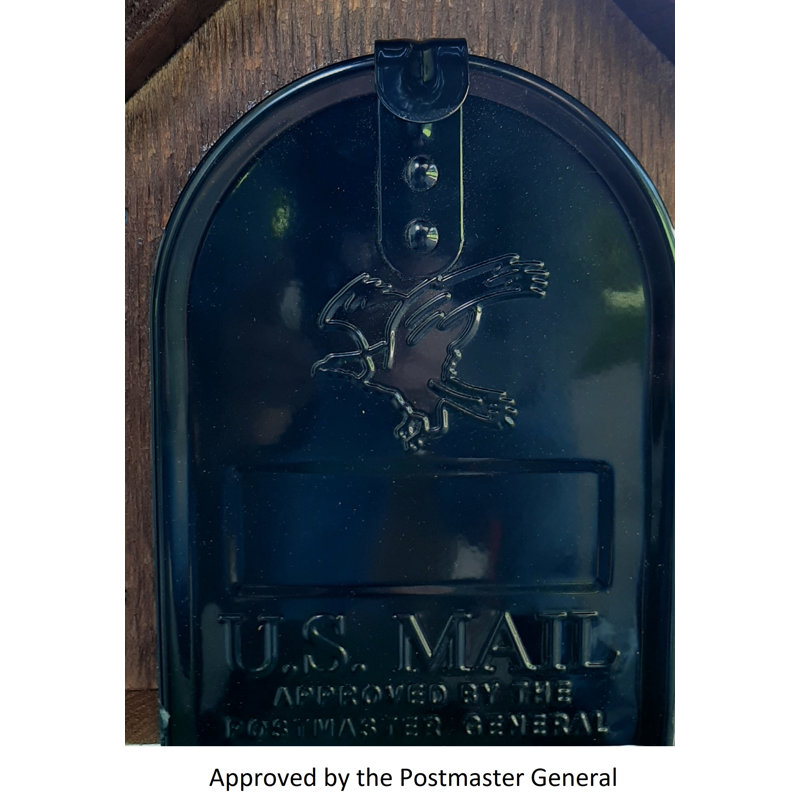 Amish Mailbox, Rustic Design, Handmade Barn Style