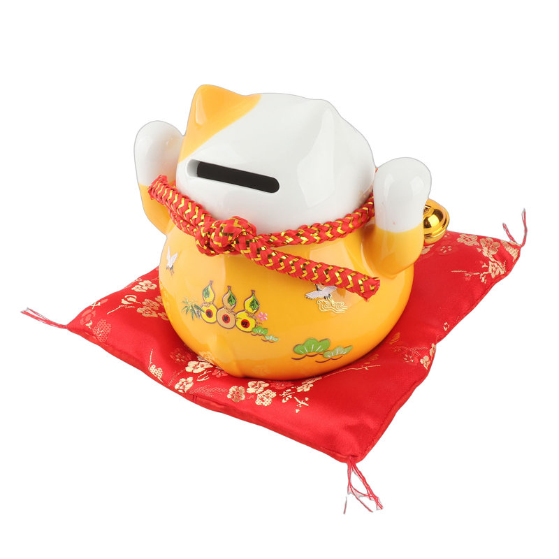 Tirelire chat chanceux 4,5 po