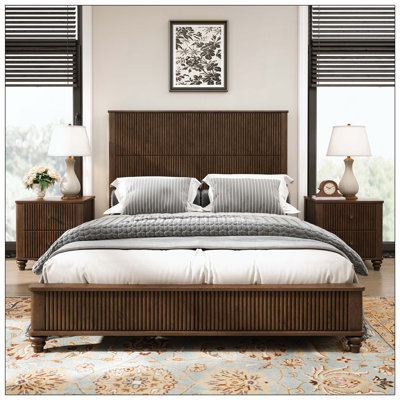 3-Piece Bedroom set with a Queen Size Bed and 2 Nightstands