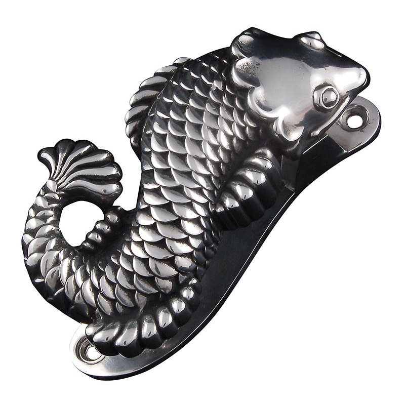 Pollino Door Knocker, Antique Silver