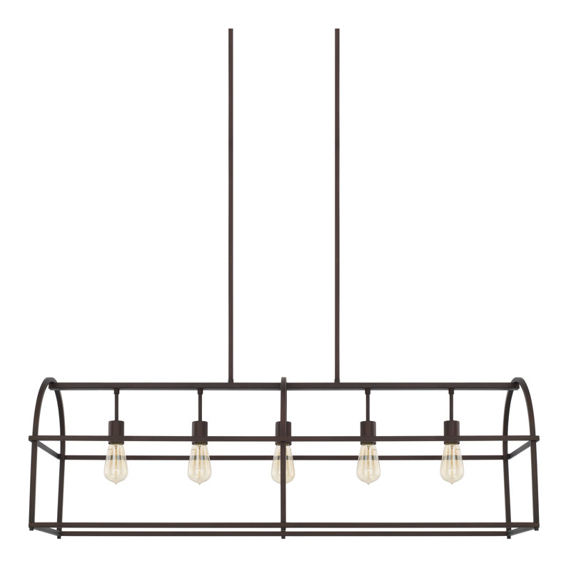 5 - Light Kitchen Island Pendant, Bronze