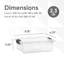  Bacs de rangement avec couvercles, contenants en plastique transparent de 32 pintes pour l'organisation, bacs empilables, sans BPA, sans odeur, boîtes de rangement pour la maison et dortoir, paquet de 2-90630503-102097789