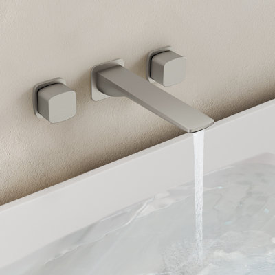 2-Handle Wall Mounted Roman Tub Faucet with Rough-In Valve