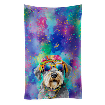 Serviette de cuisine Schnauzer Hippie Dawg
